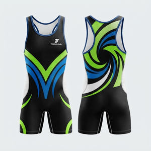 Fournisseur direct d'usine – Conception personnalisée – Maillot de lutte pour hommes adultes, idéal pour la musculation et le powerlifting – Extensible et anti-humidité - Product Image 6