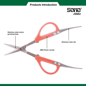 Sécateur industriel SONO J558U avec poignée en plastique, lames en acier, poignée antidérapante, pour droitiers, outil de jardinage DIY - Product Image 2