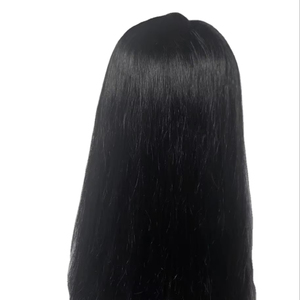 Topper de cheveux humains brésiliens Remy brun clair pour femmes, haute densité 150%, sans nœuds, 20 pouces, longueur moyenne, sans colle pour la base - Product Image 1
