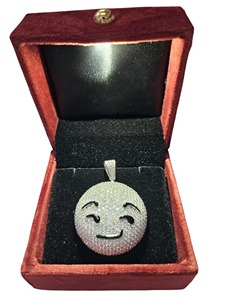 Personaliza tu Joyería de Plata de Ley 925 con Incrustaciones de Moissanita Certificada GRA, Estilo Hip Hop, de 5-7CT para Colgante, para Hombre - Product Image 3
