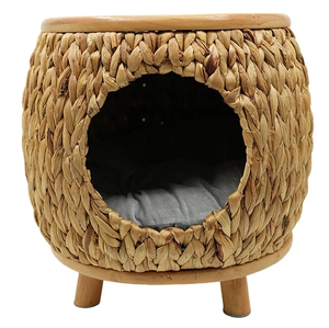 Artex HaiNam Woven Fiber <b>Cat</b> Bed Cave Solid Color Durable Indoor All Seasons Classic Style for <b>Cats</b> - Product Image 1