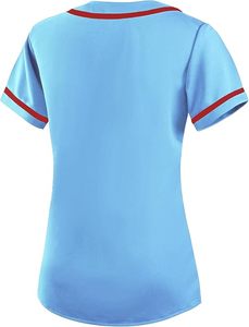 Custom Printed Baseball Jersey Breathable Mesh Sports <b>Shirts</b> - Product Image 2