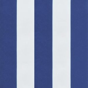 Coussin de banc de jardin en polyester bleu et blanc, coussins et oreillers d'extérieur standard - Product Image 6