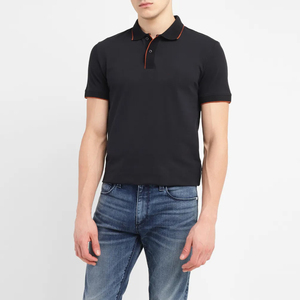 Private Label Men Polo Shirt Premium Cotton Piqué Performance Clothing with OEM Service OEM Size Wholesale Manufacturer Solution - Product Image 1