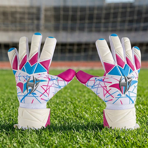 High Quality Custom Professional Protective German Latex Football Soccer Goalkeeper Gloves Wholesaler Pakistan Goalkeeper Gloves - Product Image 3