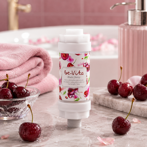 Informe de prueba del filtro de ducha con vitamina C, aroma a menta, material no tóxico, MSDS, hecho en Corea, Bevita, eliminación de cloro, aroma a jardín mentado. - Product Image 2