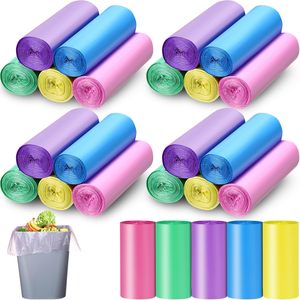 Trash Bags Colored Bathroom Garbage Bags <b>Small</b> Thick <b>Basket</b> Trash Bags Plastic Trash Can Liners for Home Bedroom - Product Image 1