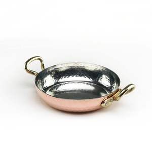 Handcrafted Hammered Classic Eco-Friendly Stainless Steel Copper Finish <b>Cookware</b> <b>Set</b> Zinc Alloy Handles for Restaurants Hotels - Product Image 3
