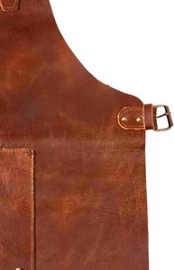 Professional Leather <b>Apron</b> For Cooking /BBQ /Barbers /Butchers /Bartender /Chefs And Grilling Wholesale Price Leather <b>Work</b> <b>Apron</b> - Product Image 6