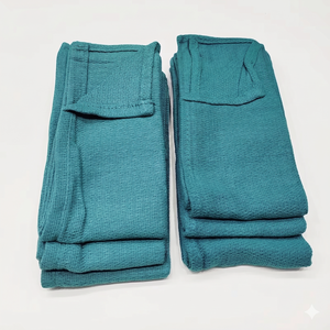 <b>Green</b> 100% Cotton <b>Hand</b> Bath <b>Towel</b> Absorbent Surgical Huck <b>Towel</b> Medical Use Hospital - Product Image 4