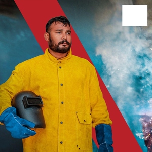 Gants de soudure en cuir de vachette de qualité supérieure, résistants aux flammes, pour la sécurité industrielle, usage intensif, lutte contre les incendies, barbecue - Product Image 3