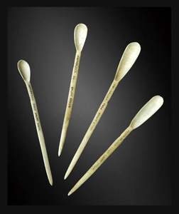 Cuillère en os de buffle naturel poli à la main de 5 mm d'épaisseur, vaisselle de luxe, coffrets cadeaux, utilisation hôtelière - Durable et écologique - Product Image 4