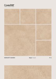Baldosa de porcelana mate con grabado moderno de 60x60 cm, diseñada para equilibrar el relieve superficial, el tono natural y el ritmo arquitectónico del suelo. - Product Image 2