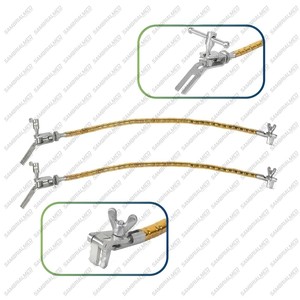 Gold Plated <b>Neurosurgery</b> Brain Retractor System Stainless Steel Manual Reusable CE Certified 3-Year Warranty <b>Instruments</b> - Product Image 2