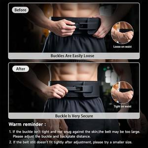 Adjustable 13mm Thickness Cowhide Leather Gym Weight Lifting Lever Belt Powerlifting Waist <b>Trainer</b> with Lever Buckle Belts - Product Image 3