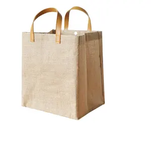 Eco-Friendly Printed Natural Jute shopping Bag/ Jutebag/Jute Bag Wholesale