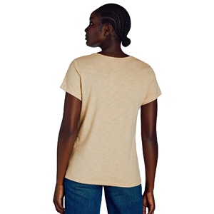 Best Selling Women's Clothing Red Color T Shirts O Neck Custom Design Short Sleeve Slim Fit Casual Solid Color T Shirts - Product Image 6