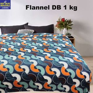 1KG Luxury Soft Winter Flannel Raschel Double <b>Bed</b> Blanket - Product Image 4