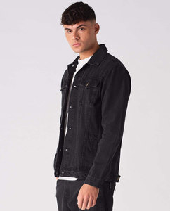 Chaqueta Vaquera Clásica Casual para Hombre, Estilo Vintage, Ropa Urbana Moderna, Parches Decorativos, Botones, Ecológica, Resistente al Viento, Cómoda - Product Image 5