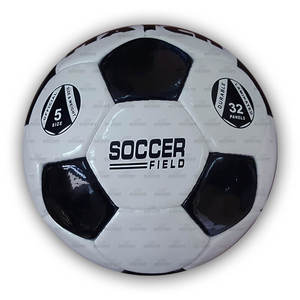 Ballon de football noir de match, qualité supérieure, cousu à la main, taille 5, meilleur prix, fabriqué au Pakistan - Product Image 2