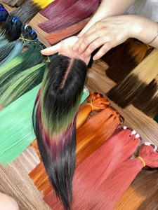 Nuevos Paquetes de Color 2026: Cabello Humano 100% Liso Extremo, Trama Gruesa con Puntas Cortables, Extensiones de Cabello Humano - Product Image 4