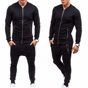 Loose Fitness Casual Blank Men Tracksuits High Quality Reversible Breathable Heavyweight Long Sleeve Cotton Fleece <b>Material</b> - Product Image 4