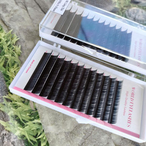 Extensiones de Pestañas Veganas Más Populares, Cashmere 0.03 0.05, Extensiones de Pestañas Individuales de Volumen, Marca Privada, Extensiones de Pestañas de Seda Coreanas - Product Image 6