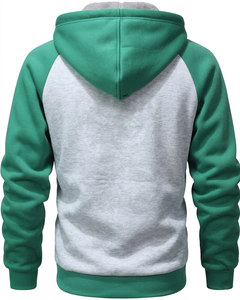 Sweat à capuche pour homme de qualité supérieure, imprimé en relief, doublure intérieure en polaire épaisse, fermeture éclair, sweat à capuche thermique, streetwear, logo personnalisé, sweat à capuche d'hiver - Product Image 4