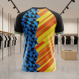 Camisetas Casuales Sólidas de 180g, Tejidas por Sublimación, Impresas Personalizadas al por Mayor |   Camiseta deportiva de manga corta con cuello redondo - Product Image 3