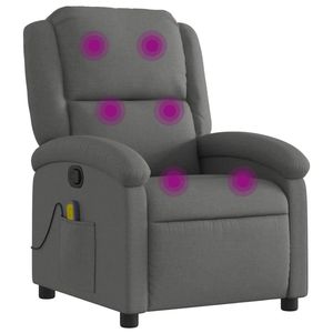Fauteuil de massage inclinable gris foncé - Product Image 2
