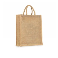Sac pour ordinateur portable en jute 100% imprimé de qualité supérieure, léger, avec poignées, pour filles, supermarchés, courses quotidiennes, écologique, grande capacité