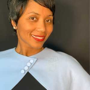 Chal Clásico Retro Elegante Azul Vintage para Mujer de Manga Corta Jack and Jill para Ocasiones Formales - Product Image 3