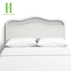 Cama de Pared de Ratán Hecha a Mano de Lujo, Cabecera Simple, Tamaño y Color Personalizables, Diseño Ecológico y Duradero, Directo de Fábrica, Modelo 26300 - Product Image 1