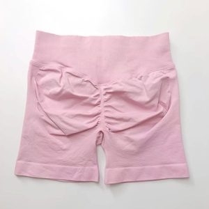 Shorts de Yoga de Cintura Alta con Cordones para Mujer, Shorts Deportivos de Spandex y Nailon - Product Image 2