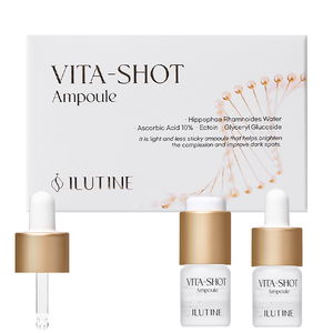 Ampoule Liquide Éclaircissante et Blanchissante à l'Acide Hyaluronique et à l'Acide Ascorbique pour Soin Anti-Âge et Taches Brunes du Visage, Tous Types de Peau, Cure de 2 Semaines - Product Image 1