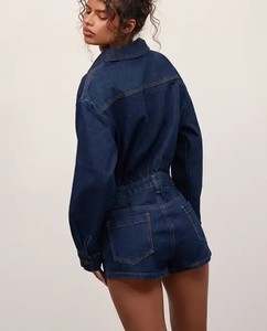 Salopette en jean pour femme, combinaison, pantalon, combishort, pantalon à bretelles, jean, tenue en jean, best-seller, combinaisons pour femme/fille 2026 - Product Image 3