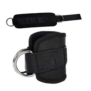 Glute Kickback Polyester Ankle Straps Adjustable Gym Cable Machine Cuffs Heavy Duty Hook & Loop <b>Strength</b> <b>Training</b> Unisex - Product Image 2