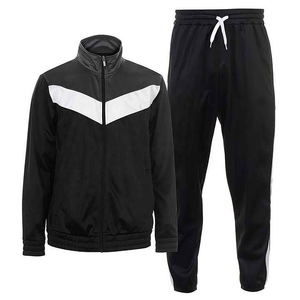 Conjunto Deportivo para Hombre, Personalizado, para Entrenamiento, Correr, con Chaqueta de Cierre Completo y Pantalones, para Gimnasio, Fitness, Ropa Deportiva de Equipo - Product Image 1