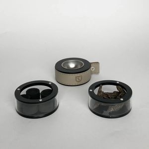 Brûleur d'encens portable moderne en résine avec parfum de bois de santal et pot de rangement pour la méditation à domicile, idéal comme cadeau - Product Image 3