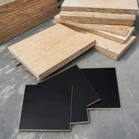 Factory Price Pine Core Film Faced Plywood 1220x2440x 12-15-18-21mm Water Resistant A1 For Building Materials E1 For Furniture