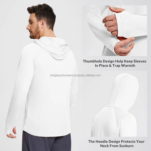 Sweat à capuche de basketball personnalisé avec logo, manches longues, couleur unie, respirant - Product Image 5