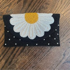 Fashionable Seed Beads Embroidery Clutch Wallet For Evening Parties Beautiful Seed Beads Beaded Clutch Bag With Artistic - Product Image 1