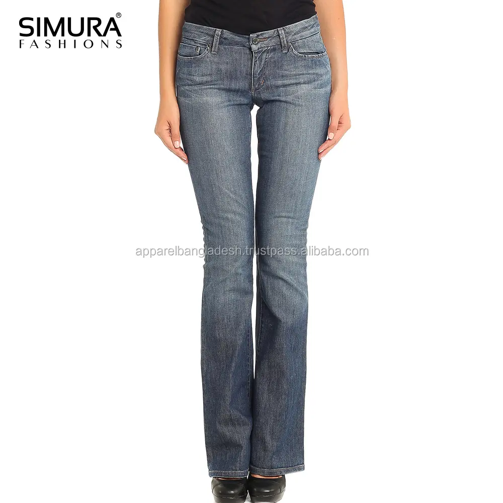 Slim Fit New Style Skinny Ripped High Quality Denim Jeans Pants Custom High Waisted Women's Jeans From Bangladesh