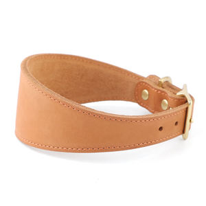 Collar de Cuero para Mascotas, Diseño Nuevo, Venta al por Mayor, 100% Cuero Vacuno Genuino de Grano Completo, Diseño de Forma Única, Fácil de Ajustar - Product Image 2