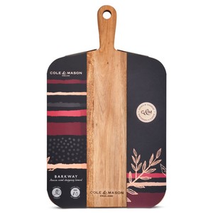 Tabla de cortar rectangular de madera Cole & Mason con asa, tabla de cocina de madera maciza - Product Image 4