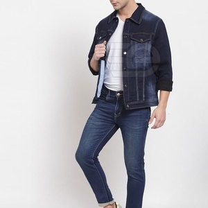 Veste en jean pour homme, coupe classique, en coton, style streetwear, pour usage quotidien - Product Image 5