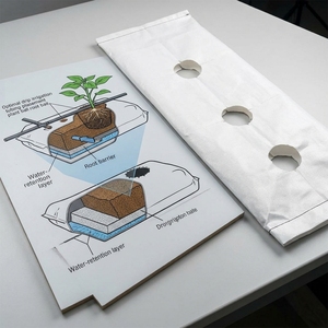 Wholesale cocopeat Coconut Coir Pith & Husk Chips Grow Bags Made From <b>Plastic</b> 1000mL Capacity for Hydroponics Plant Growth - Product Image 4