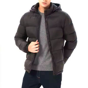 Veste matelassée oversize pour homme, manteau chaud d'hiver, vêtement tendance streetwear - Product Image 1