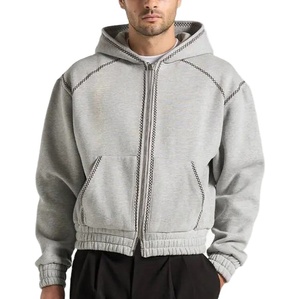 Sudaderas Extra Grandes de Alta Calidad para Hombre, Manga Larga para Invierno, Sudadera con Hombros Caídos Inspirada en la Moda Urbana Moderna - Product Image 1