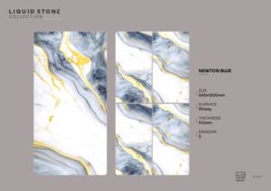 Carrelage en porcelaine brillant Prestige Reflecta 600x1200mm 60x120cm 24x48 pouces Grand format Surface décorative contemporaine - Product Image 4